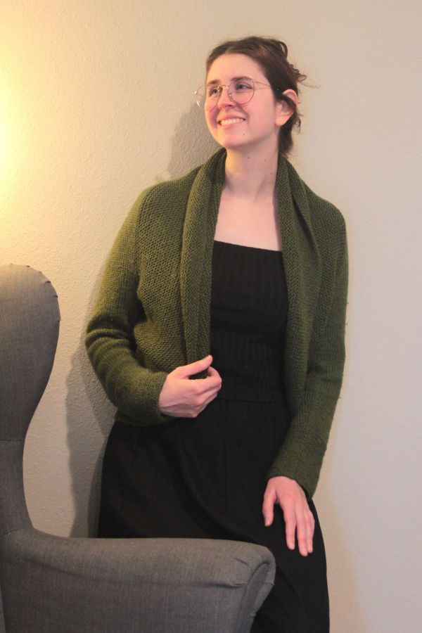Green Cardigan